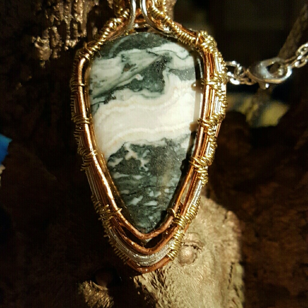 Healing Stones and Crystals,,,weaved by Me