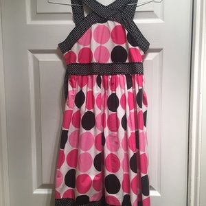 Beautiful Pink, White and Black Dress!!