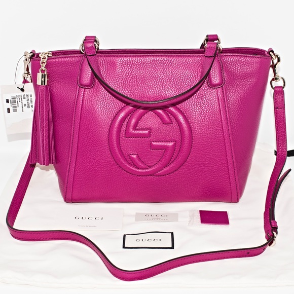 NEW SOHO LEATHER CROSS-BODY/ TOTE BAG - Picture 2 of 8