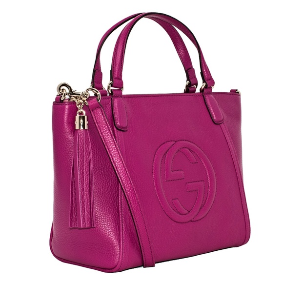 NEW SOHO LEATHER CROSS-BODY/ TOTE BAG - Picture 3 of 8