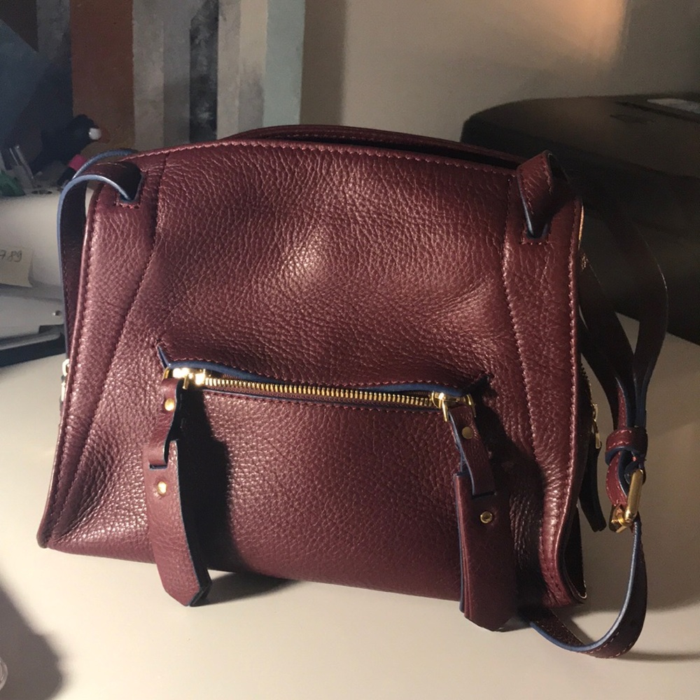 SANDRO ALÉA CROSS BODY TASSEL BAG