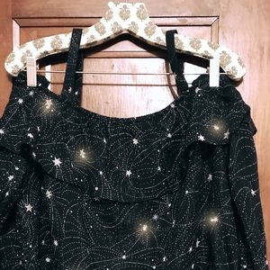 Anthropologie stars off the shoulder top