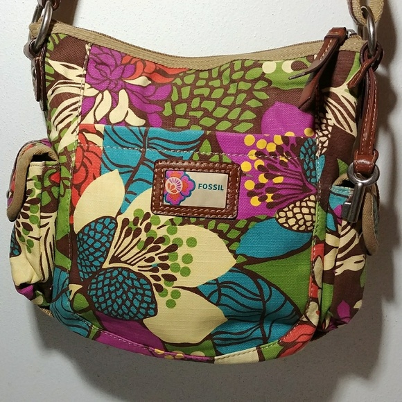 Fossil Handbags - Totally Hip...!!🌼FOSSIL 🌿Colorful Floral Handbag