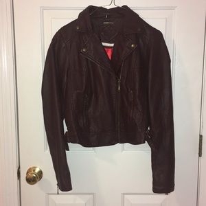 Leather jacket