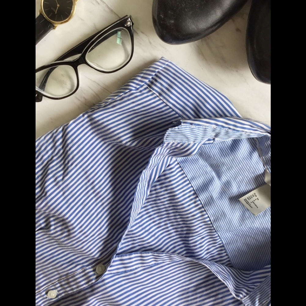 H&M Pinstripe Buttondown, Size Small 🤓