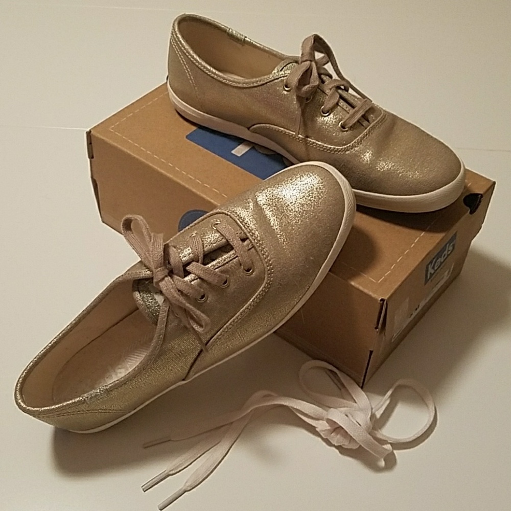 Keds Oxford gold sneakers