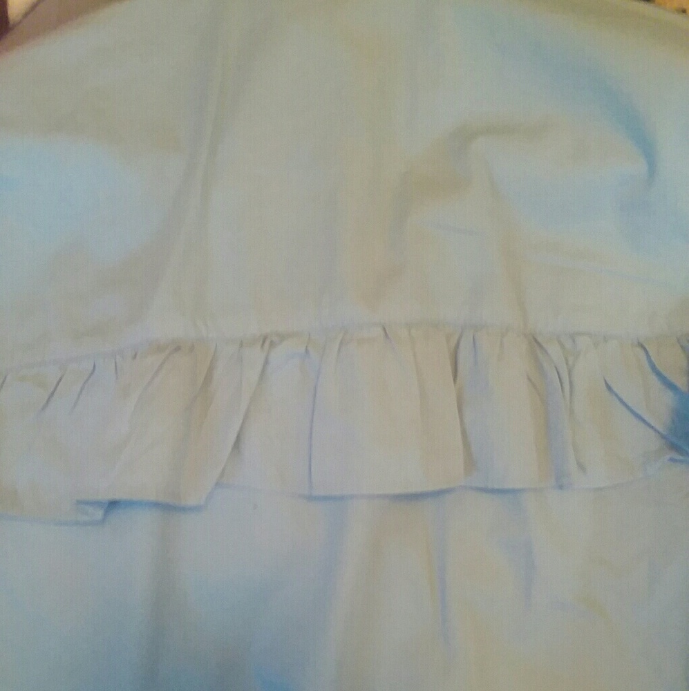 H&M Blue Ruffle Blouse  - Picture 3 of 3