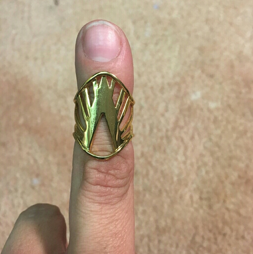 Gold ring not sure of the designer SORRY 10% off