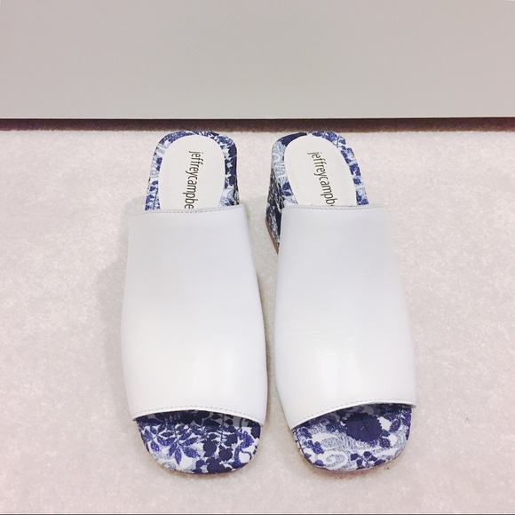 Sold! Jeffrey Campbell embroidered heels mule - Picture 2 of 8