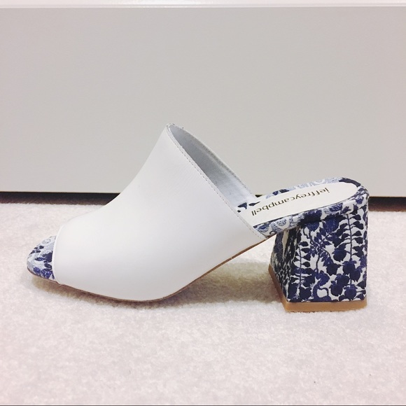 Sold! Jeffrey Campbell embroidered heels mule - Picture 3 of 8