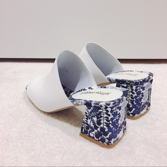 Sold! Jeffrey Campbell embroidered heels mule - Picture 4 of 8