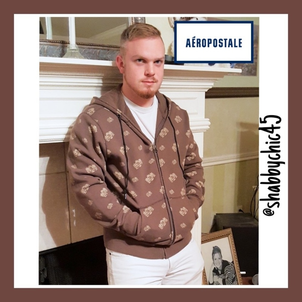 Aeropostale Full-Zip Hoodie - Medium - Picture 2 of 3