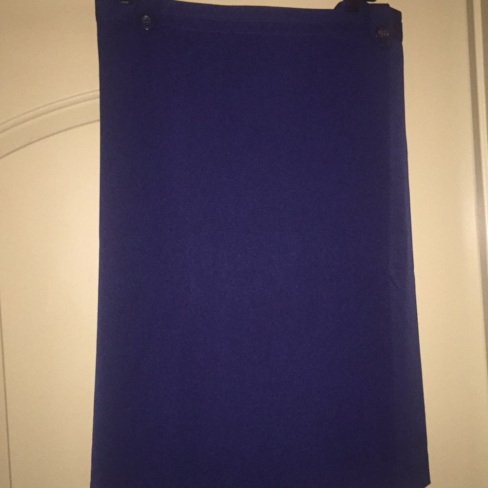 Plus Size Navy Skirt by Glamorosa