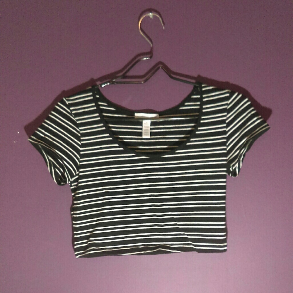 Striped Crop Top