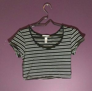 Striped Crop Top