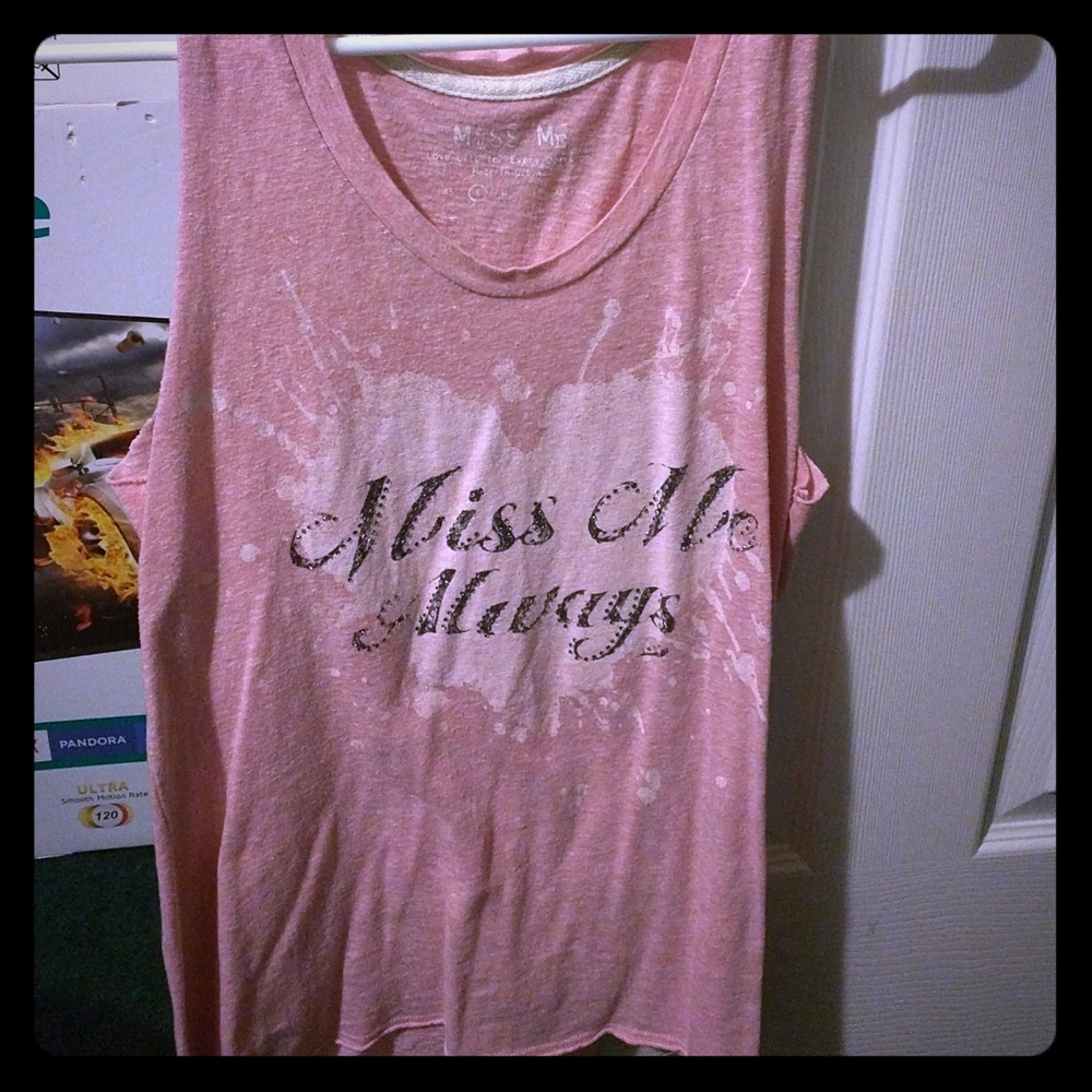 Cute usa miss me always tank top