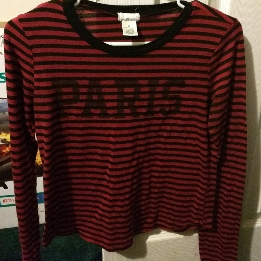 Adorable long sleeve paris shirt