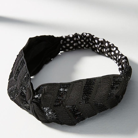 Anthropologie Accessories - Anthropologie Sequined Chevron Headband