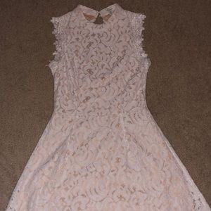 white lace dress