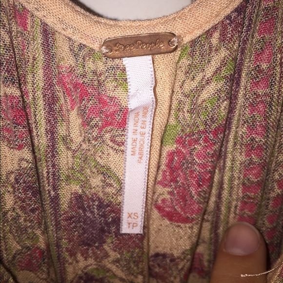 Floral Free People Apron Border Dress - Picture 4 of 5