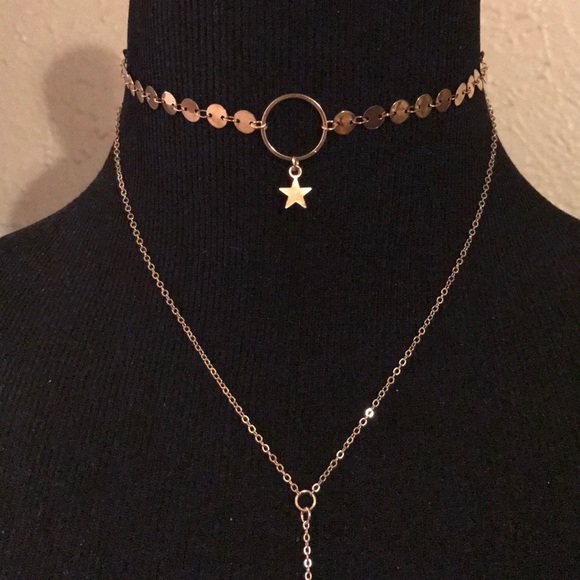 🌟Star Multi Strand Choker/Necklace - Picture 3 of 4