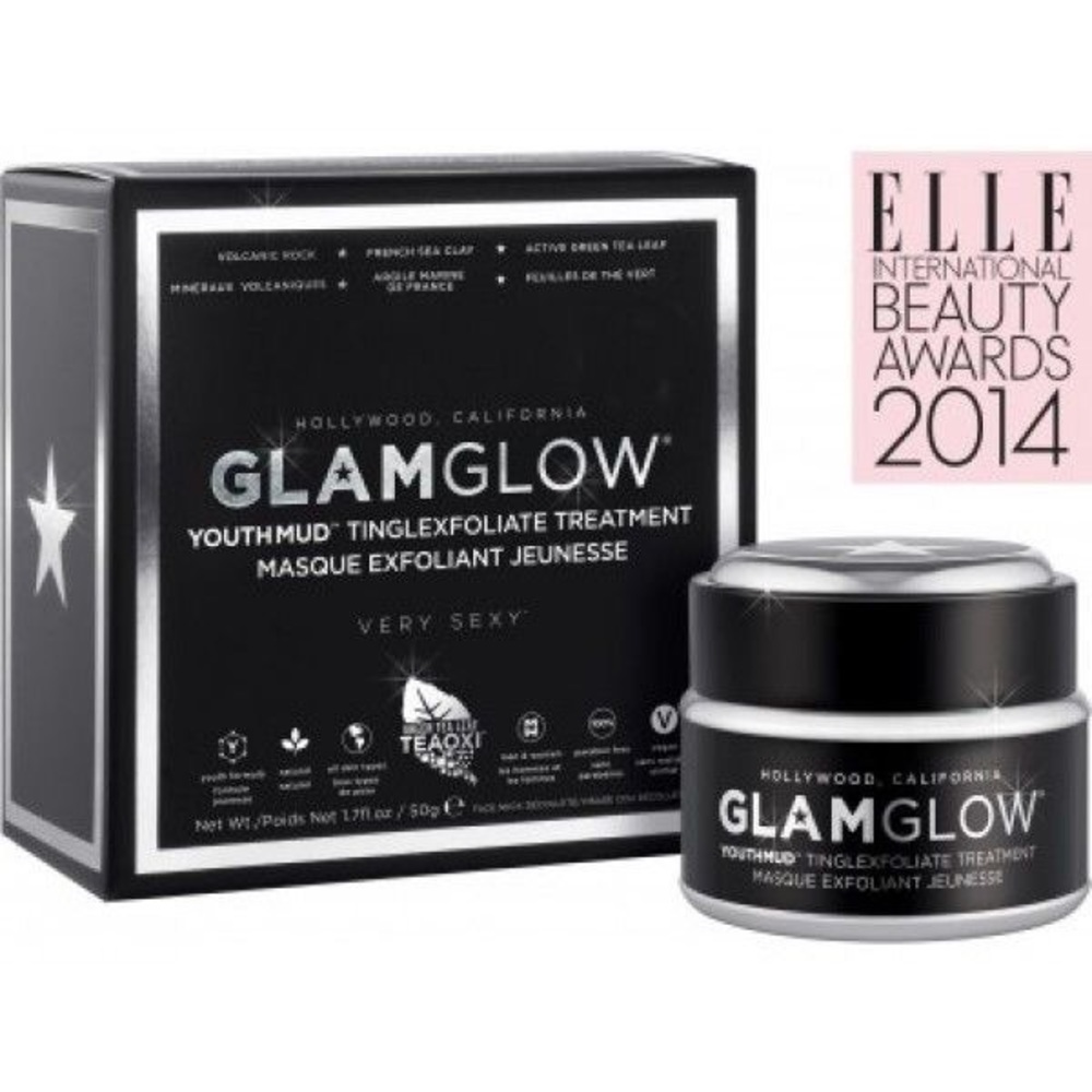 GLAMGLOW YOUTHMUD TINGLEXFOLIATE MASK!