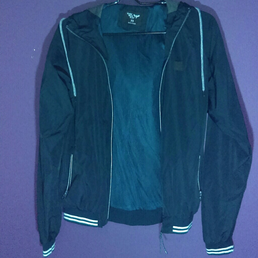 Navy Windbreaker