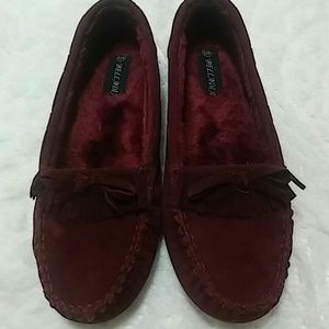 Burgundy Slippers