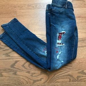 Size 10 girls GAP jegging jeans.