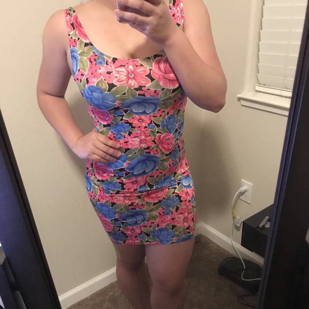 Floral Bodycon Dress