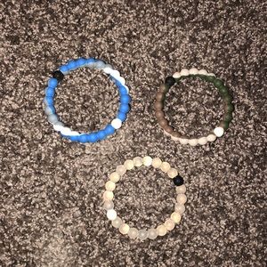 3 Lokai bracelets