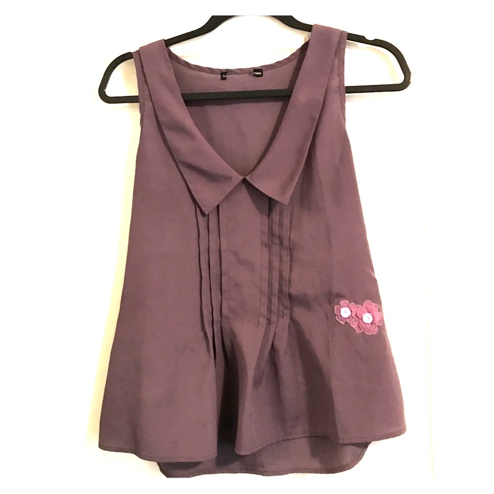 Nordstrom’s purple shirt