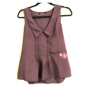 Nordstrom’s purple shirt