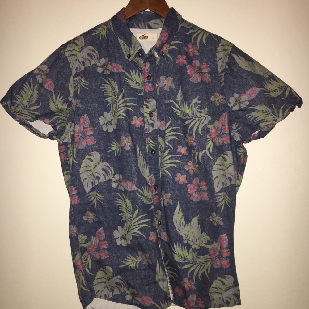 Floral button up
