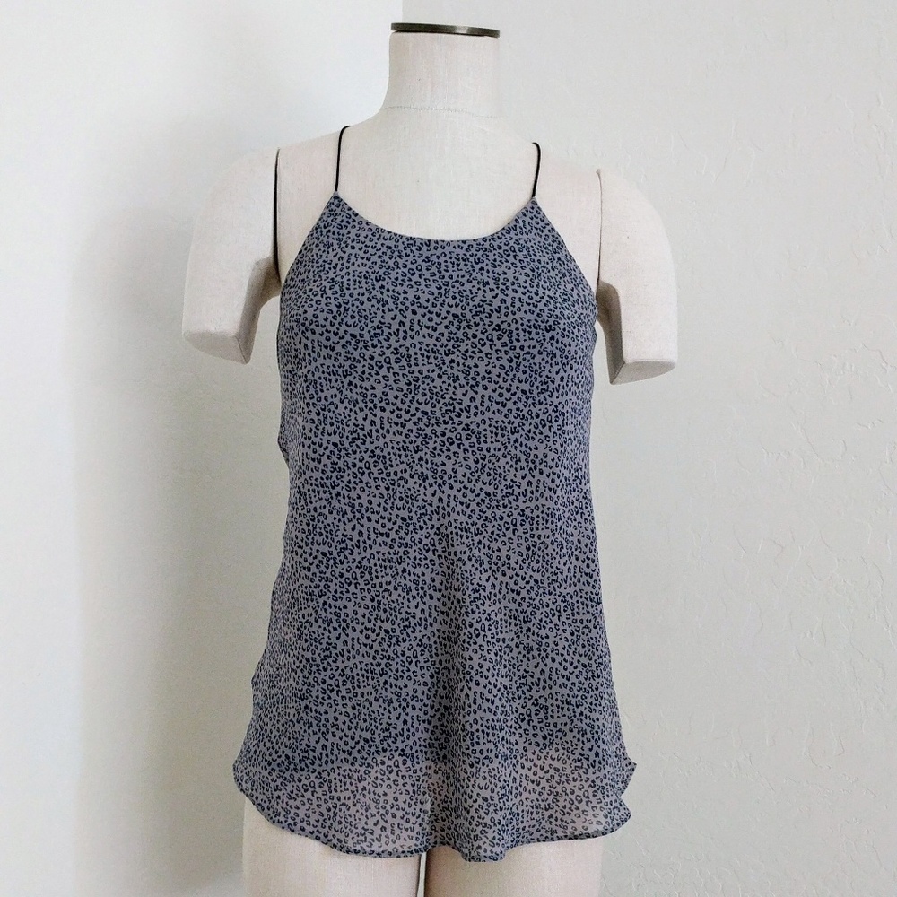 Naked Zebra leopard cheetah small tank top