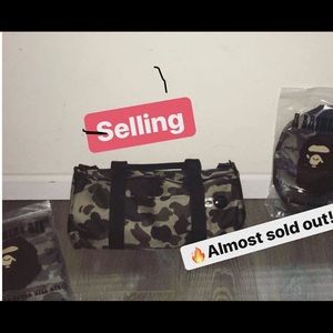 Bape duffel bag