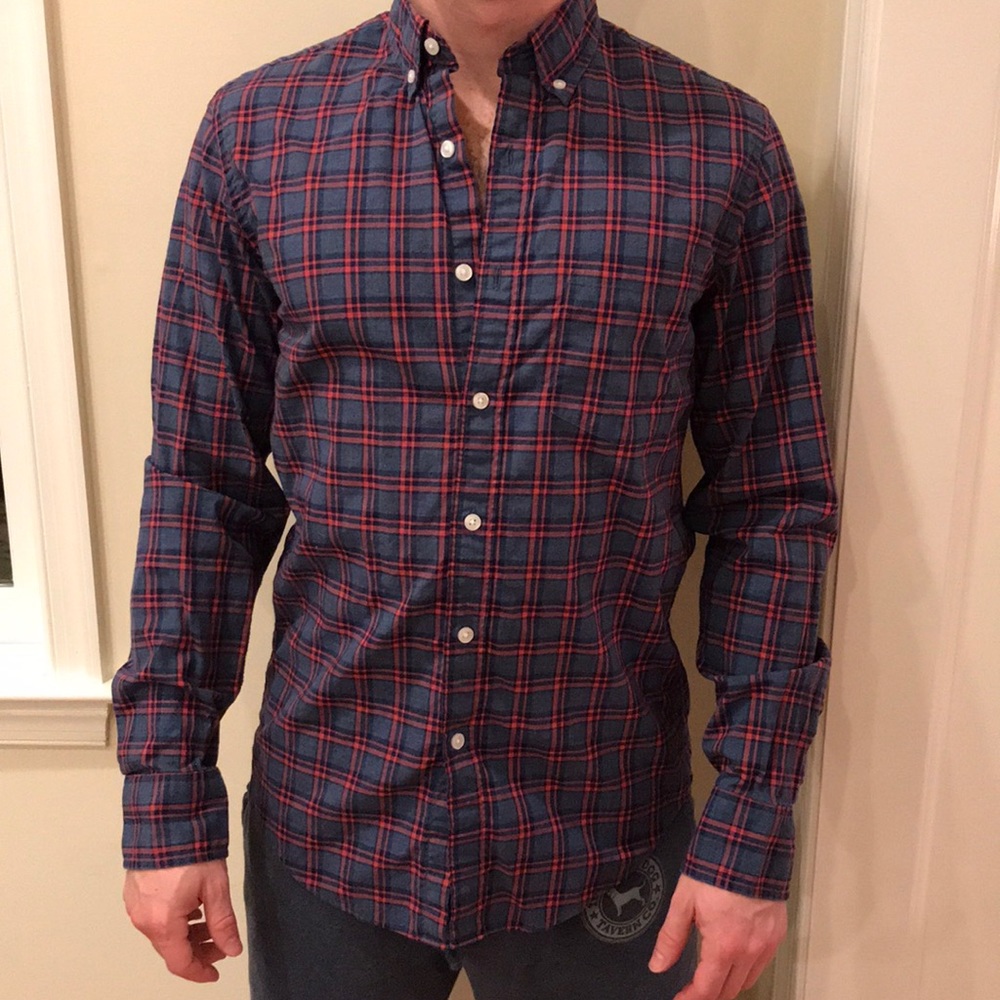 NWOT J.crew plaid button down