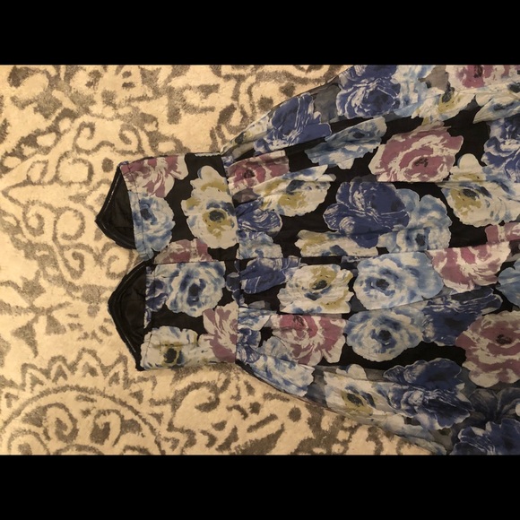 Strapless flower dress - Picture 4 of 4