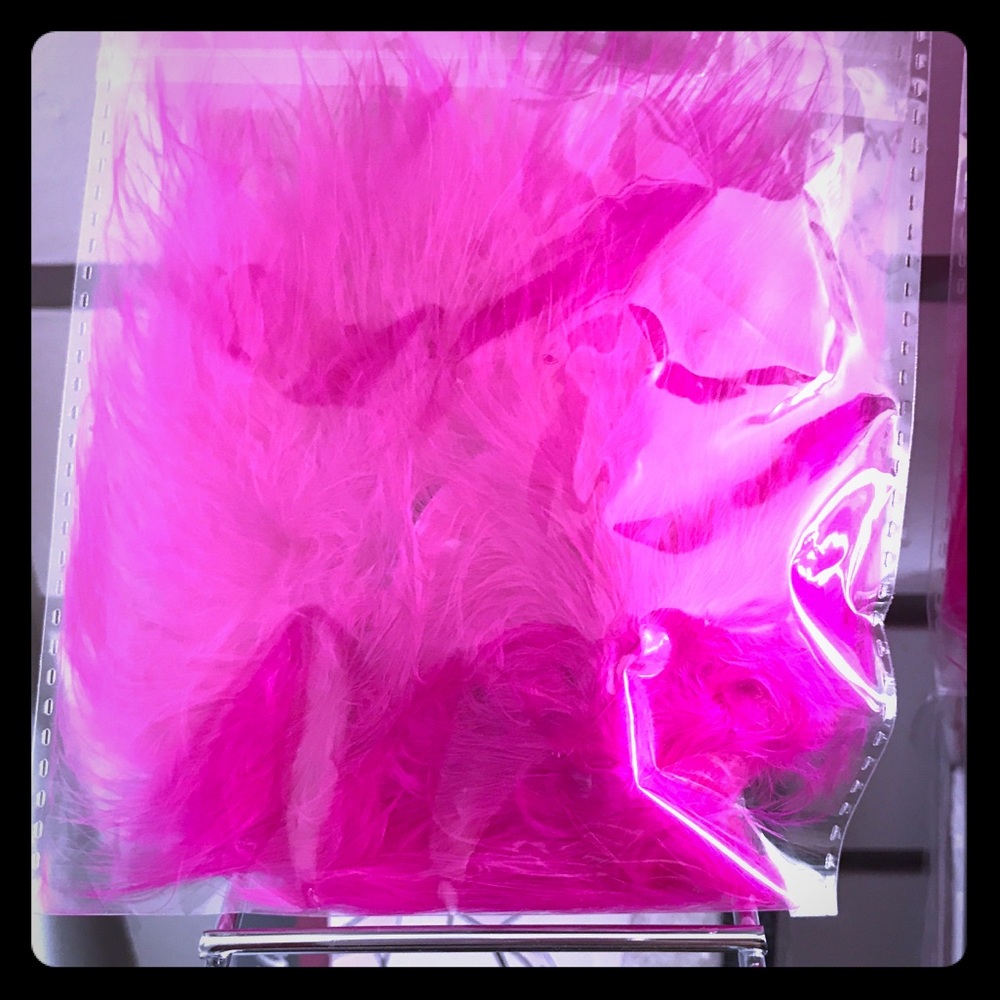 Hot Pink Fuzzy nipple covers
