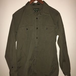 Lightweight olive green jacket