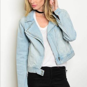 Jean jacket with studs (defect)