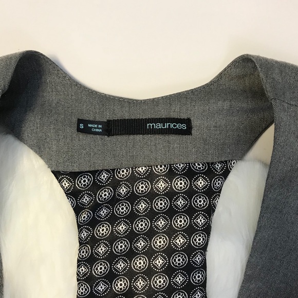 Maurice’s Structured Vest Size Small - Picture 6 of 8