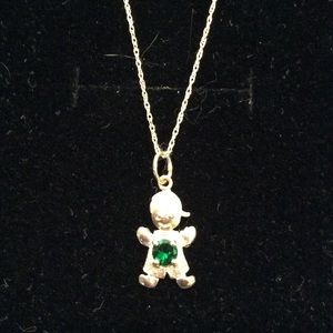 Beautiful 10K Yellow Gold Charm & 18" Chain