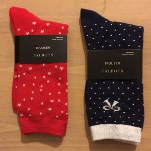 Talbots trouser socks, 2 pairs fits size 9-11