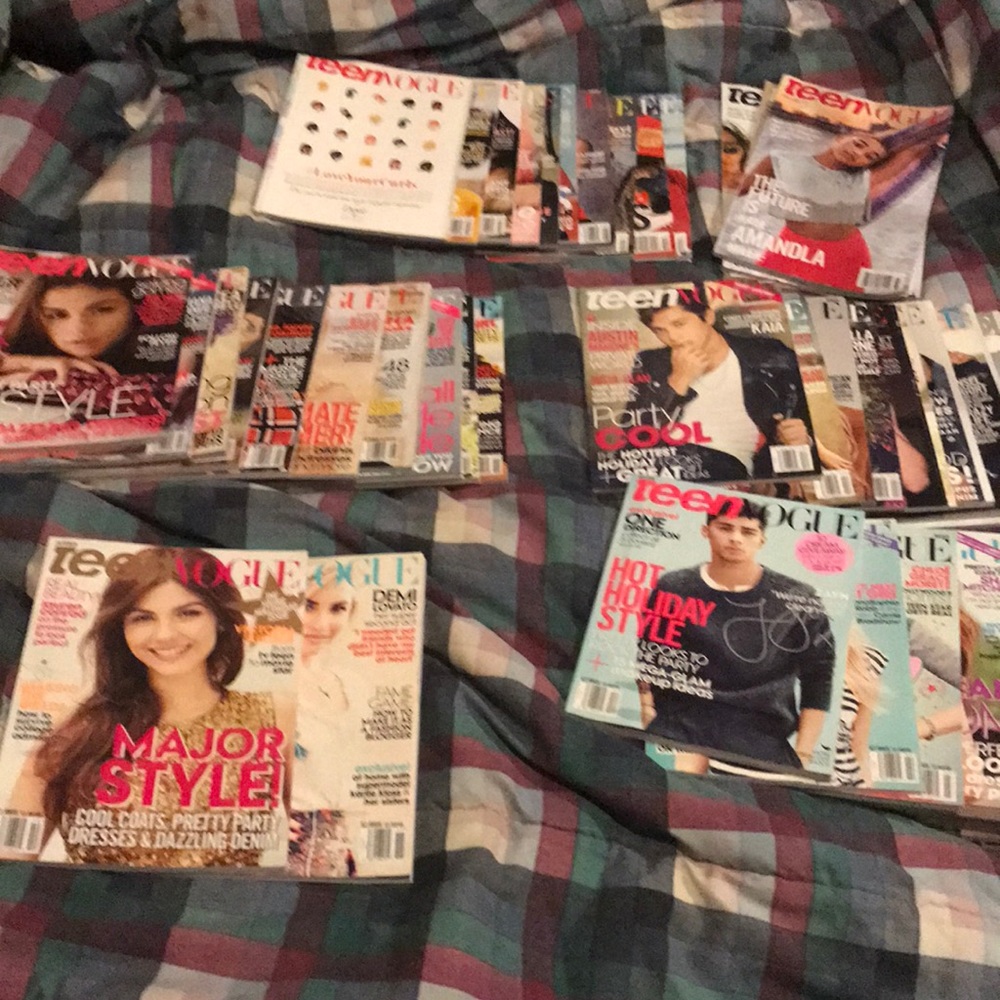 Teen Vogue Magazines.October 2012 to December 2016