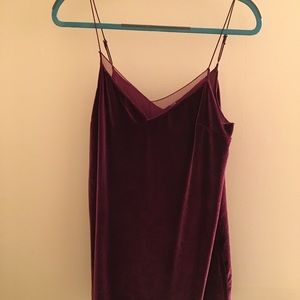 Free People Velvet Cami