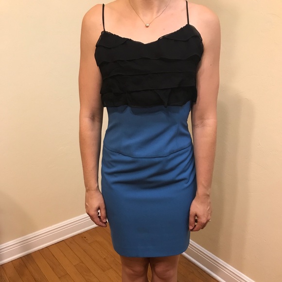 BLACK HALO DESIGNER COCKTAIL DRESS - Picture 1 of 8