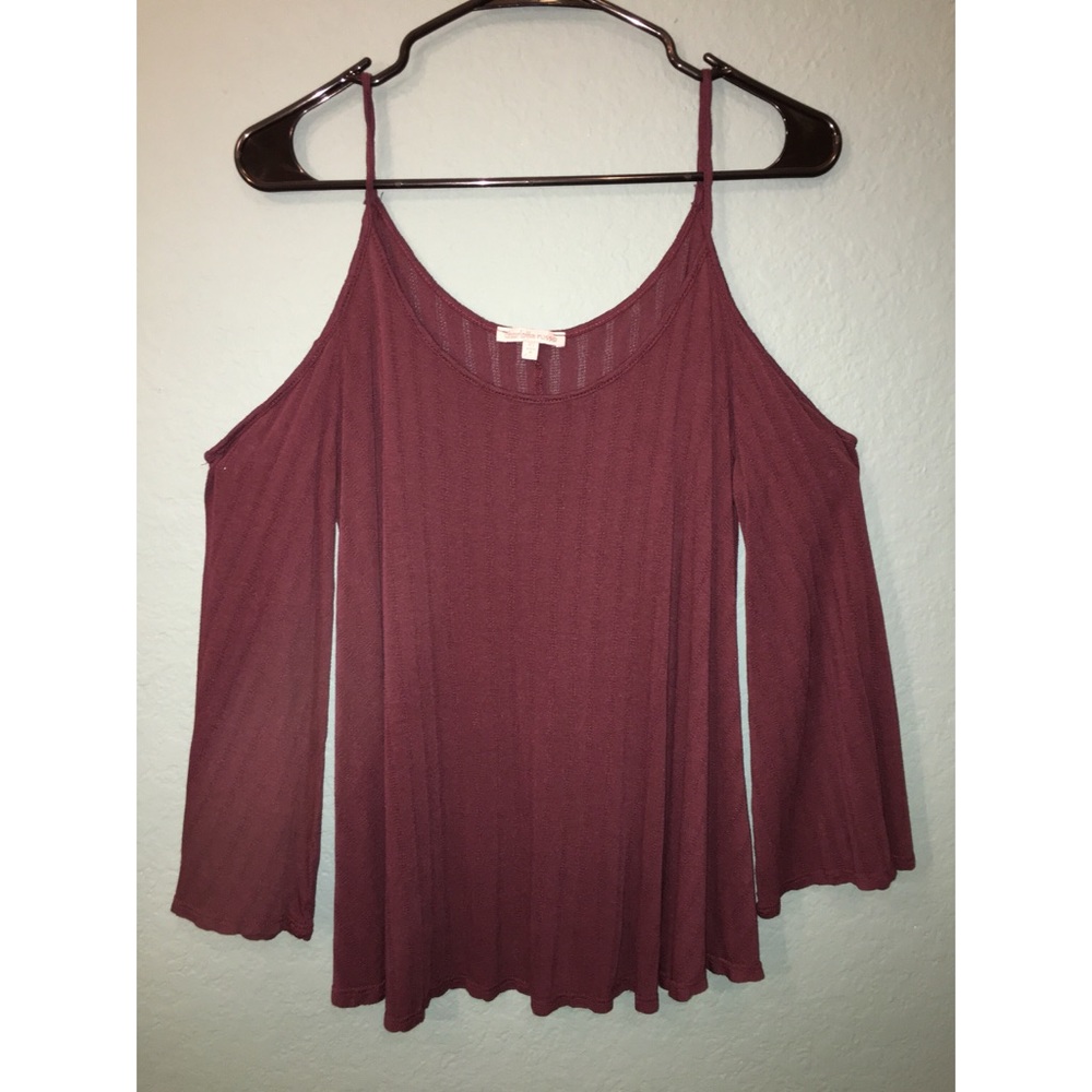 Charlotte Russe open shoulder top