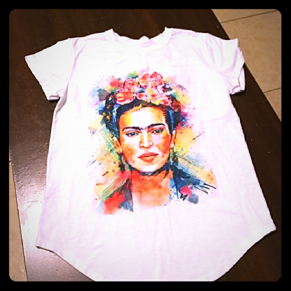 Colorful Frida Kahlo Shirt