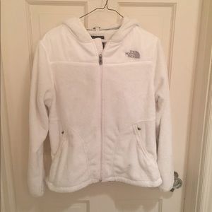Women's North Face White Fleece Oso Jacket M